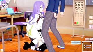 Hentai game Koikatsu! featuring big tits Moona Hoshinova