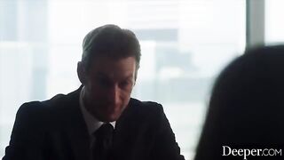 Anal-queen Emily & Seth succumb to sensual sexual tension in a steamy scene
