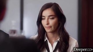 Anal-queen Emily & Seth succumb to sensual sexual tension in a steamy scene
