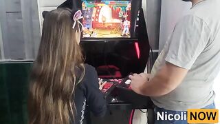 A first-time experience for the cute and innocent stepdaughter Nicoli Now