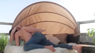 Passionate and intimate sex of a loving couple