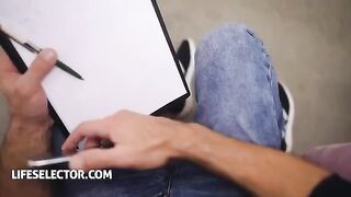 Casting agent fucked sporty Latina girl Veronica Leal hard