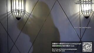 High heels Stockings 19 Dark Black Apple - a sexy lingerie video