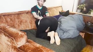 A couple have real sex and reach a real orgasm together