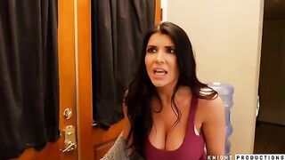 Makeup sex with a hot chick Romi Rain and a huge cock