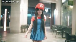 The Super Mario Brothers movie is a parody with exhibitionist and sexual scenes