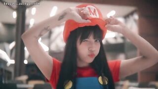 The Super Mario Brothers movie is a parody with exhibitionist and sexual scenes