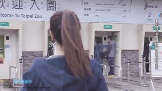 A sex vlog featuring real couple homemade action in Taipei, Taiwan