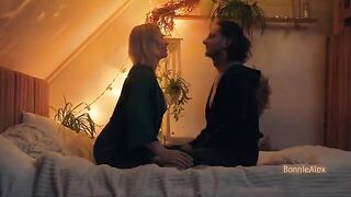 The couple has real, slow and deep sex at home