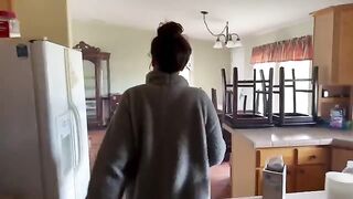 A pregnant woman trying to get a better housing deal