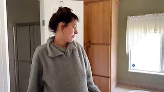 A pregnant woman trying to get a better housing deal