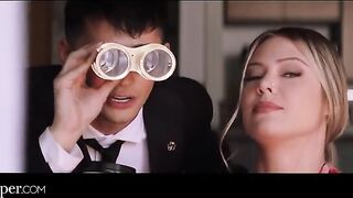 Avery from Deeper watches her neighbor cheating with a stunning woman
