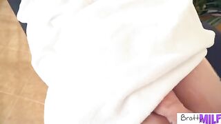 A MILF with an iron ass confesses to her stepson that she is very tight, Rocky Emerson style