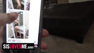 Perky step sister Alex Jane gets her pussy filled with cum