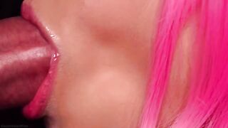 The best milk blowjob with a sensual twist, all in ASMR quality