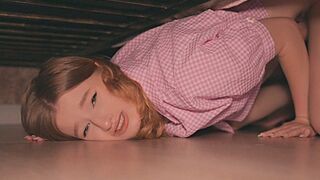 The stepsister is stuck in a desperate situation