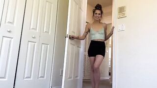 The hot Latina step sister shows how to relax in a steamy video