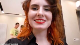 Bunch of wet pussies gets fucked on the clock striking hour