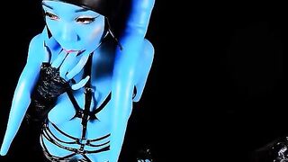 Twi'lek slut gets leashed and fucked in Star Wars parody