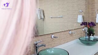 I spy on my stepson in the shower and we fuck hard