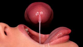 The best free mouth for your cum and a cum dumpster