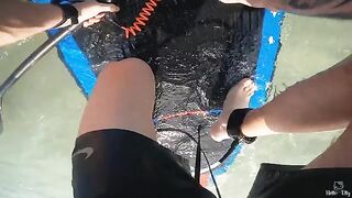 Fucked a girl on the board right in the sea