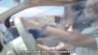 The guy made a handjob with his dick with a stranger in the street