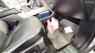 Guy met girl in the shop, she got his cock sucked