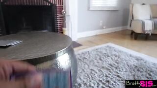 Gina Valentina does her first ever lap dance for her stepbrother in a steamy scene