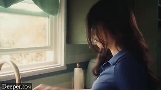 A college girl gets fucked by her mild-mannered tutor in a steamy session