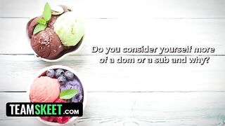 A cute interview with the gorgeous Jewelz Blu on a hot day