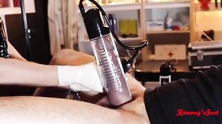 The cock pumping and cum compilation video is very interesting to watch
