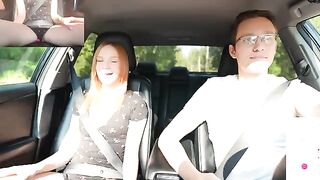 A surprise for Verlonis from Justin while driving a car in public