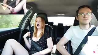 A surprise for Verlonis from Justin while driving a car in public