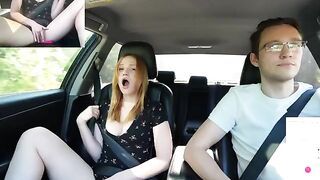 A surprise for Verlonis from Justin while driving a car in public