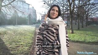 Public pick-up with a biology student, getting fucked by stranger