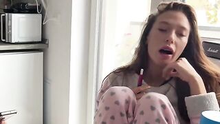 A couple is having fun while traveling and making a sex vlog