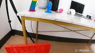 The luckiest man in the World fucked petite camgirl Keira Heart