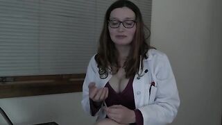 The doctor, in the form of a sexy woman, orders urgent sex therapy