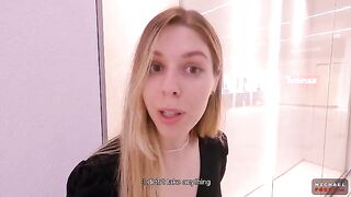 A thief tried to steal something from a shop in the mall but got caught. To avoid trouble with the police, he agreed to have rough sex with the store owner. They went to the toilet and she took control. He was not happy about it but had no choice. She too