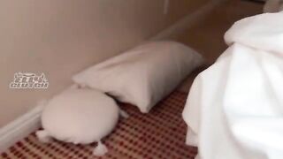 Girl shares bed with her best friend, a very hot one