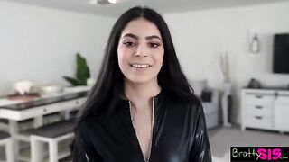 Angel Gostosa, the Brazilian bombshell, demands stepbrother’s cock as her toy without permission