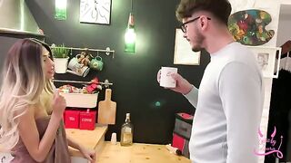 I got fucked by my ex-boyfriend in the kitchen, it was intense!