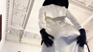 Lady Dimitrescu is a tall and busty MILF who loves to suck and fuck