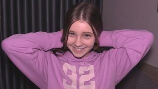 Submissive teen gets her hole stretched by a huge dick in hardcore action