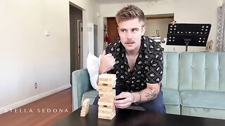 Two handsome guys fucked two cute girls on a bed, an intense scene