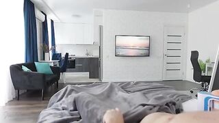 The stepmom caught her stepson jerking off with an Autoblow toy
