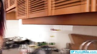 Mila Garcia cheats on her husband with a younger guy