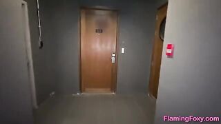 A cute girl got creampied by her neighbor in Chicago