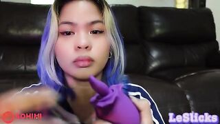 Naughty Filipino beauty played with her pussy using a powerful vibrator